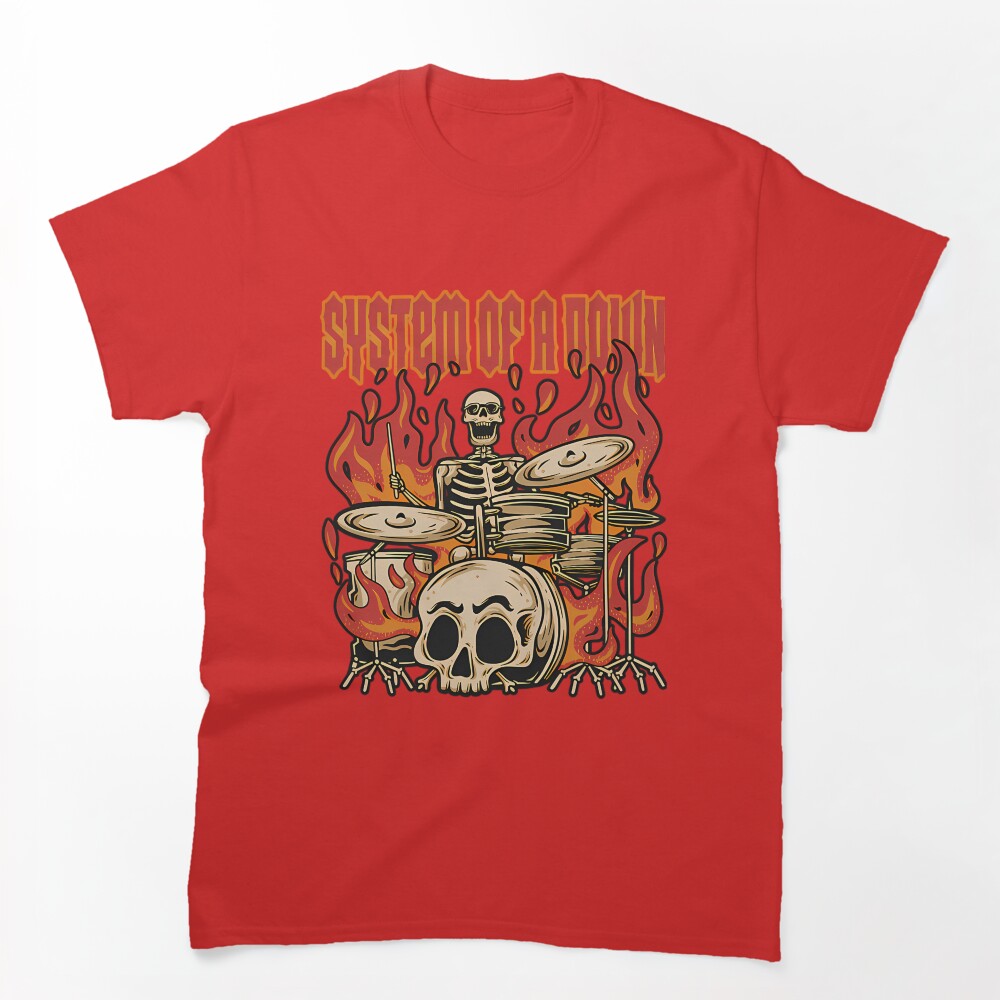 Rock Concert Music Band SoaD Vintage Metal Shirt