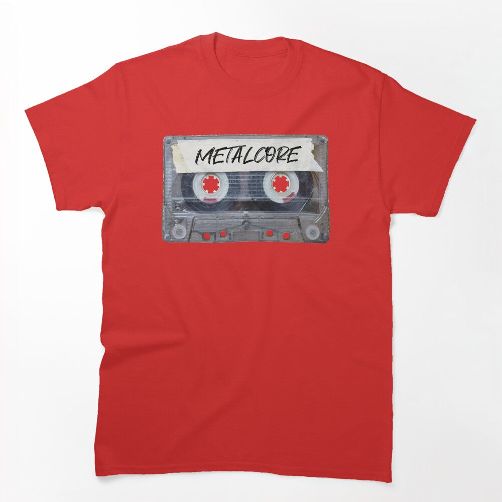 Recorded Music Genre Cassette Old School Metalcore Shirt
