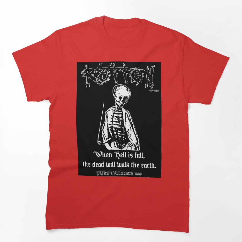 Rotten Dot Com Rotten Com Design Macabre Skeleton Morbid Shirt