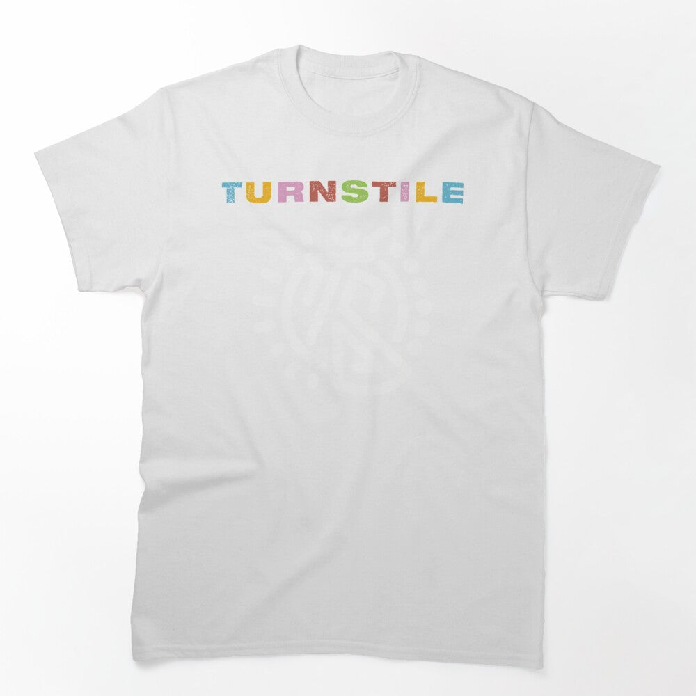 Colorful Band Typography With Dancing Shirt