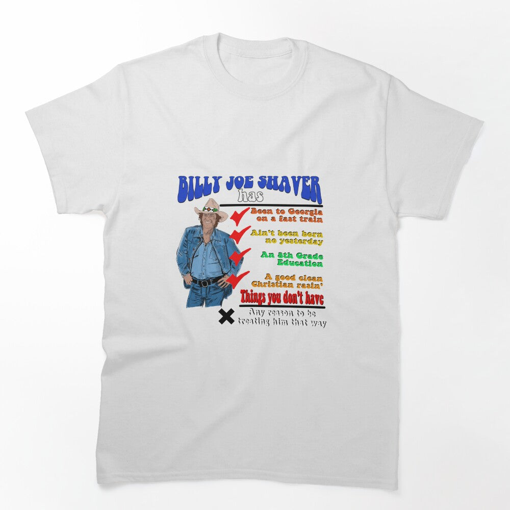 Billy Joe Shaver Has Shirt