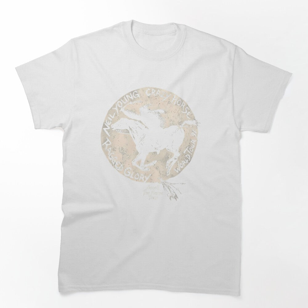 Neil Young Crazy Horse World Tour Tragged Glory Shirt