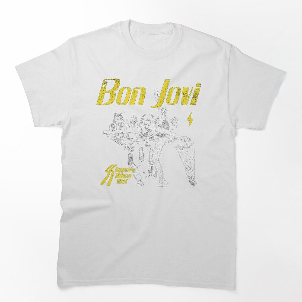 Iconic 80s Glam Metal Band D Shirt