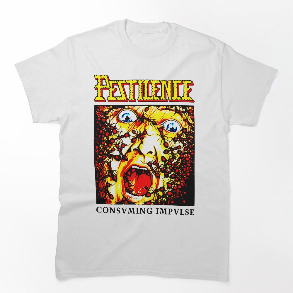 Yellow Face Of Death Metal Shirt