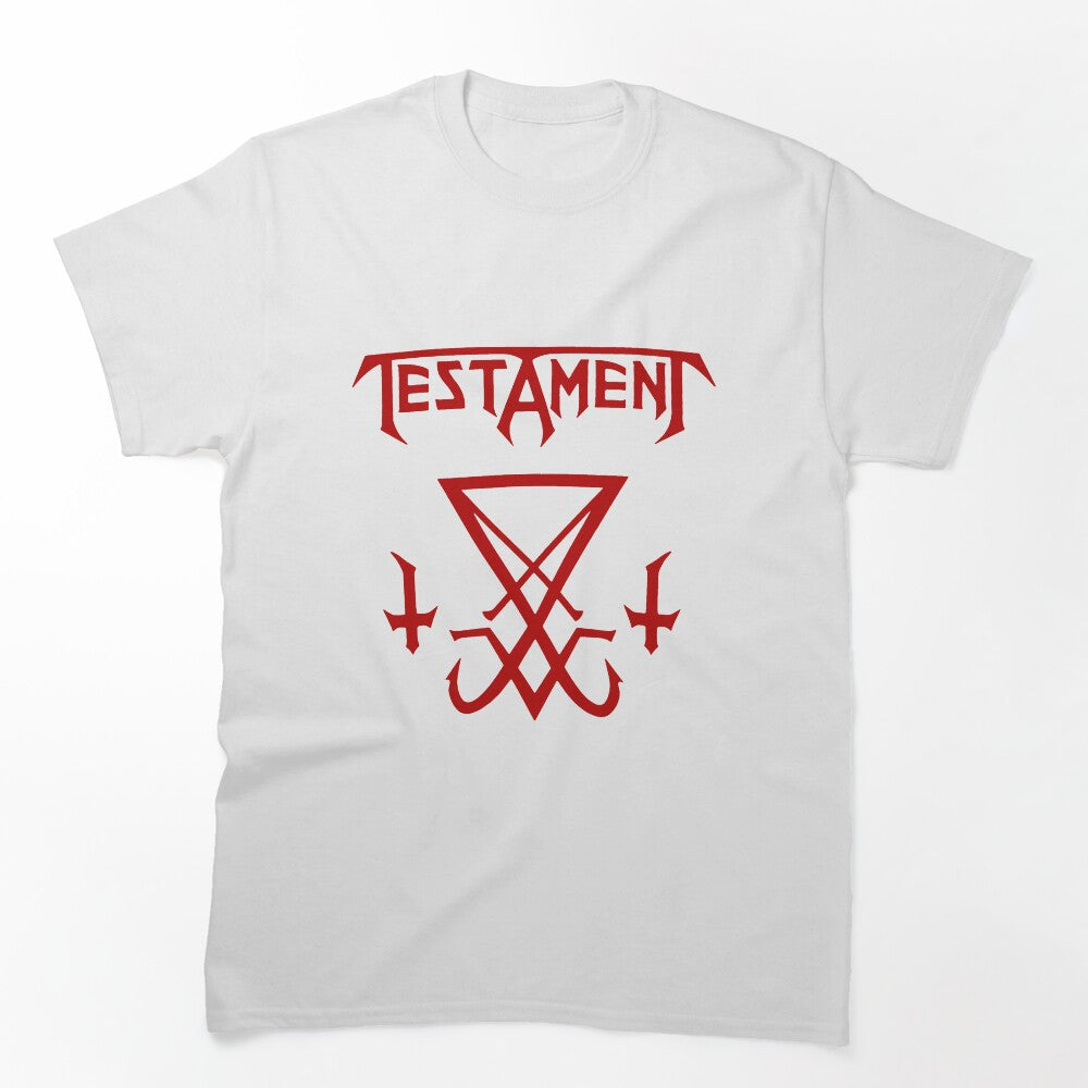 Red Symbol Heavy Metal Band Shirt