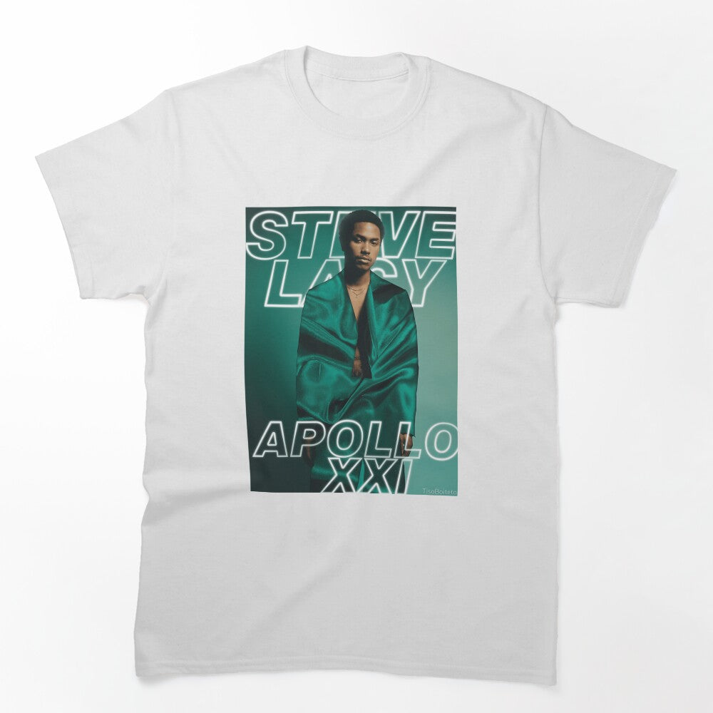Steve Lacy Apollo Green Portrait Graphic Shirt