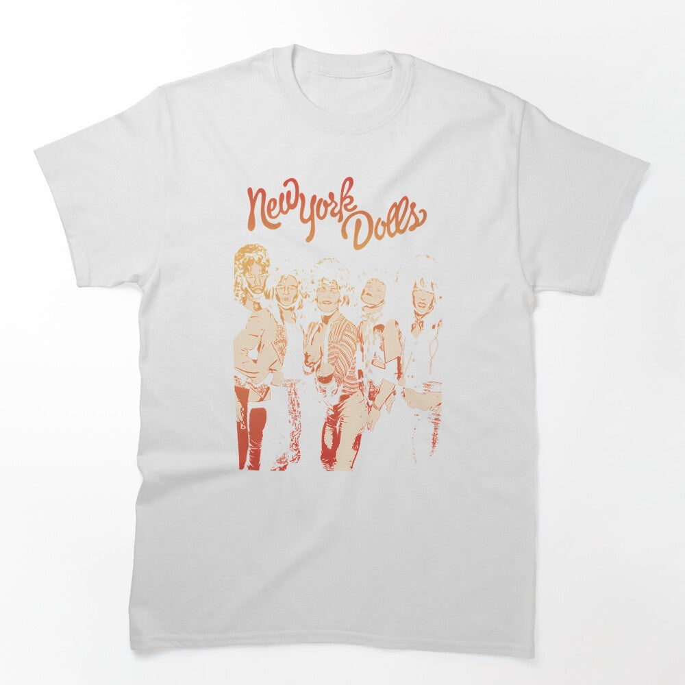 New York Dolls Proto Glam Rock Band Shirt