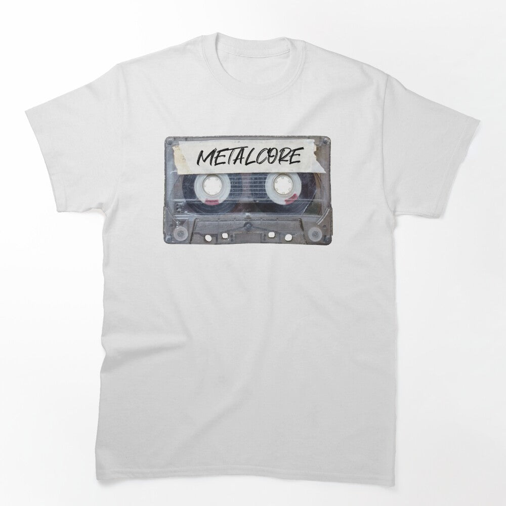 Recorded Music Genre Cassette Old School Metalcore Shirt