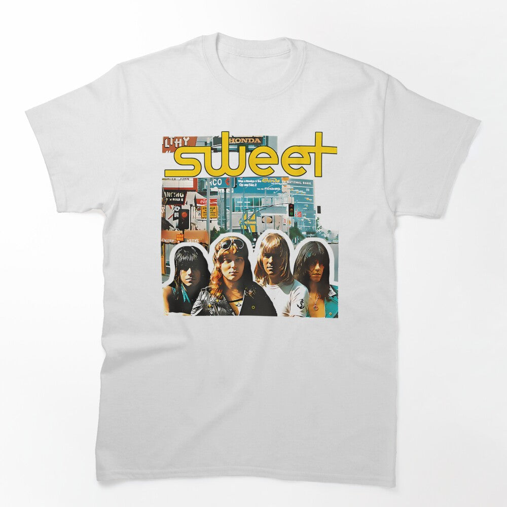 Sweet Glam Rock Band Shirt