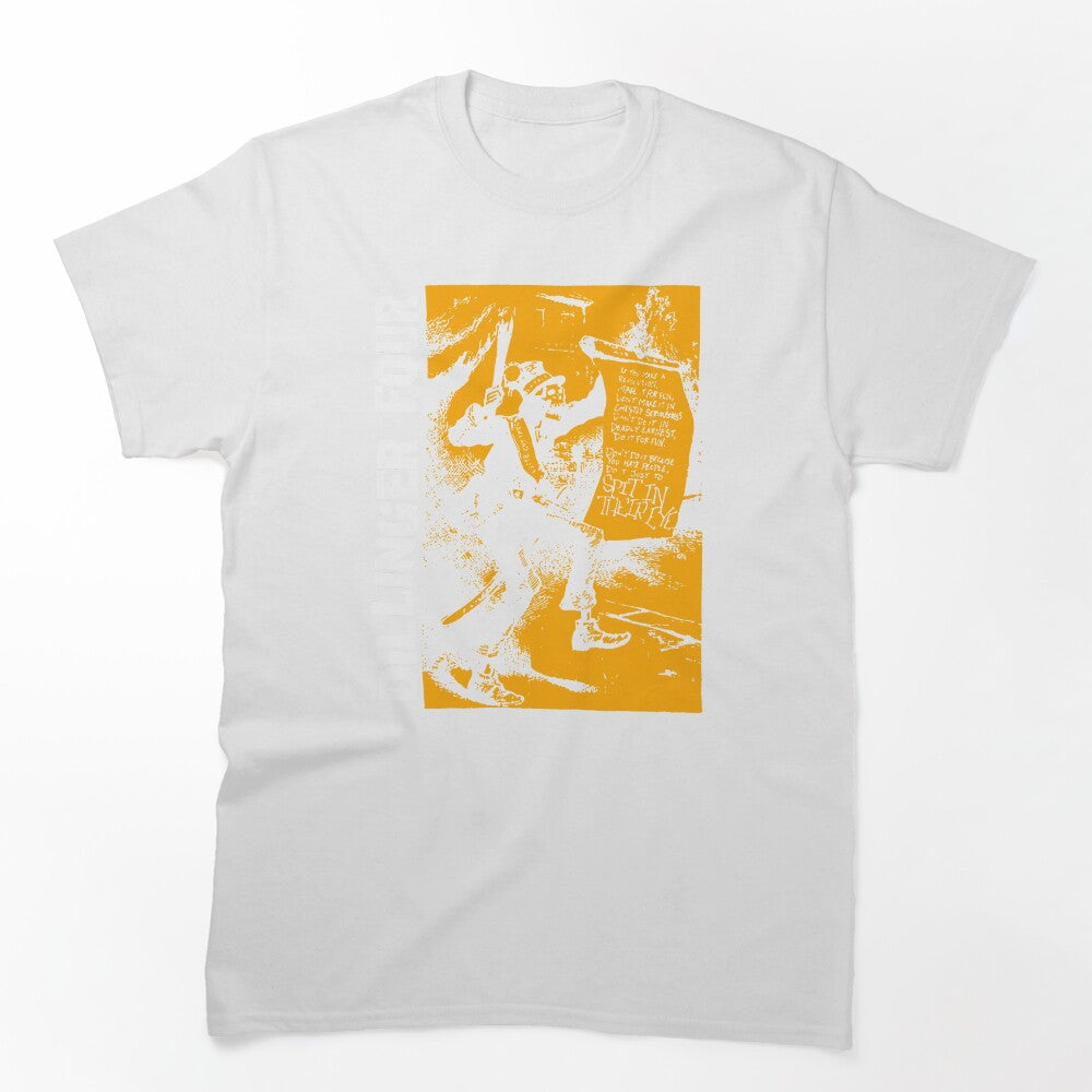 Yellow Silhouette Melodic Hardcore Band Shirt