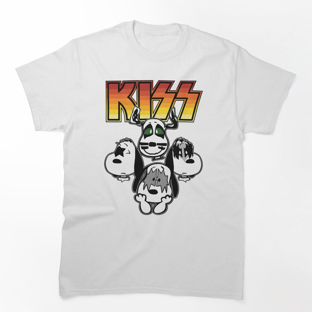 Snoopy K-i-s-s Rock Band Shirt
