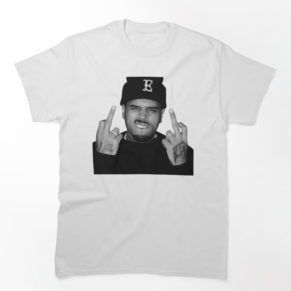 Chris Middle Finger Browns 2026 Music Tour Brown Usher RnB Tour Shirt