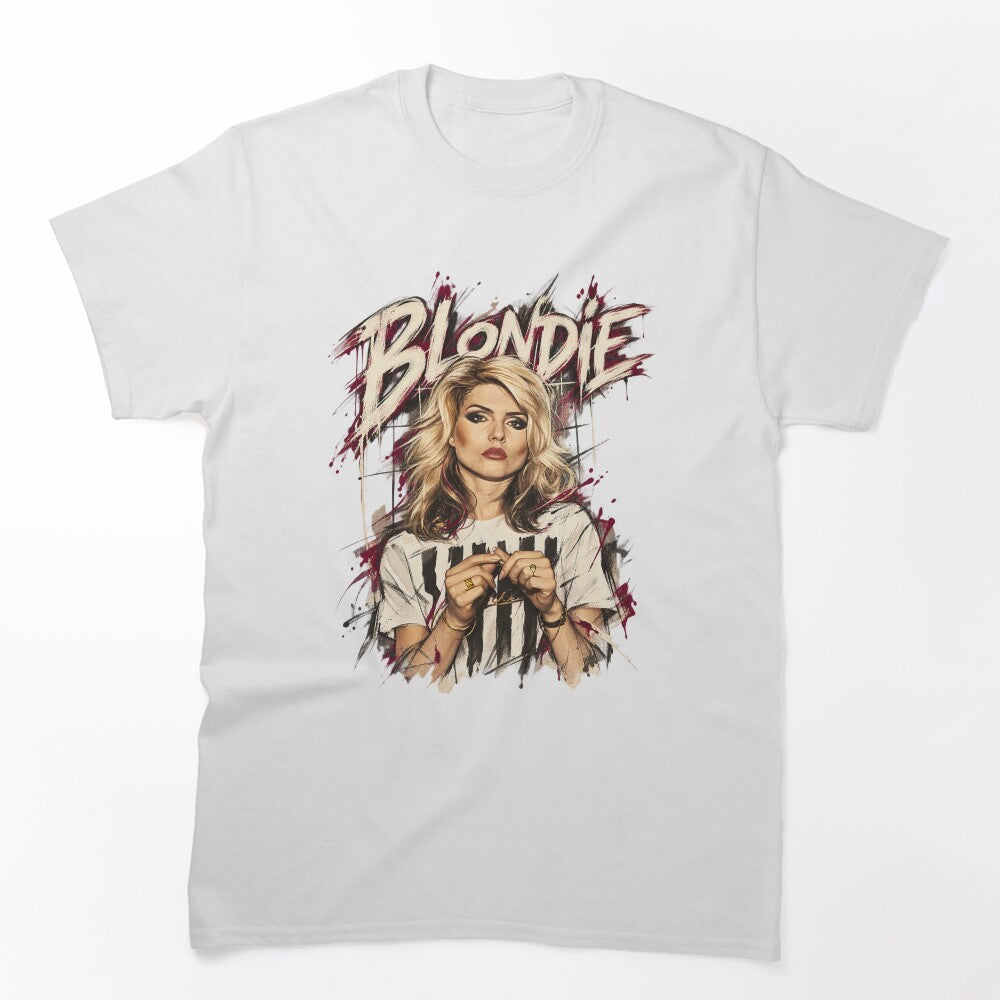 Blondie Debbie Harry Vintage New Wave Punk Rock Retro Style Shirt