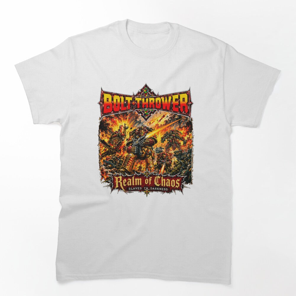 Bolt Thrower Metal Band Realm Of Chaos Album Vintage Artwork Shirt