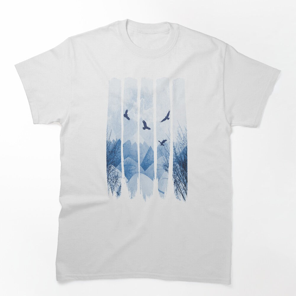 Eagles Mountains Grunge Landscape Shirt