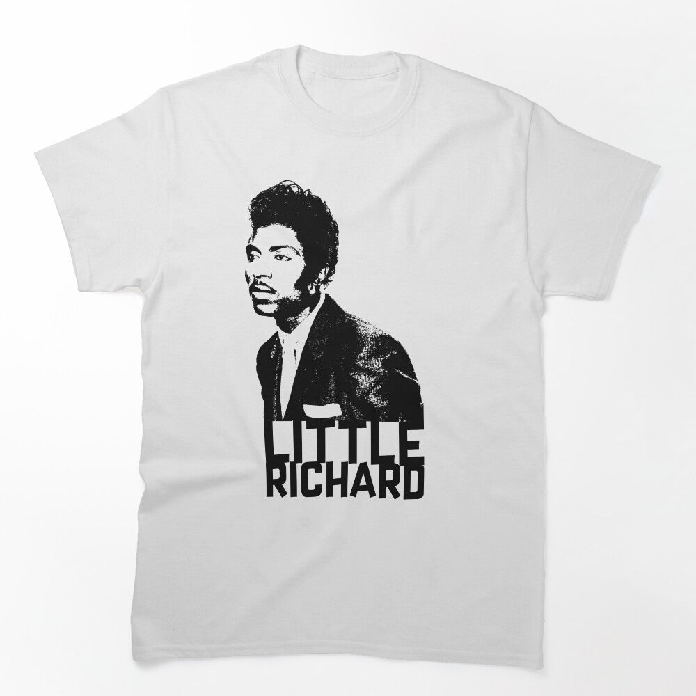Little Richard - Black Stencil Shirt