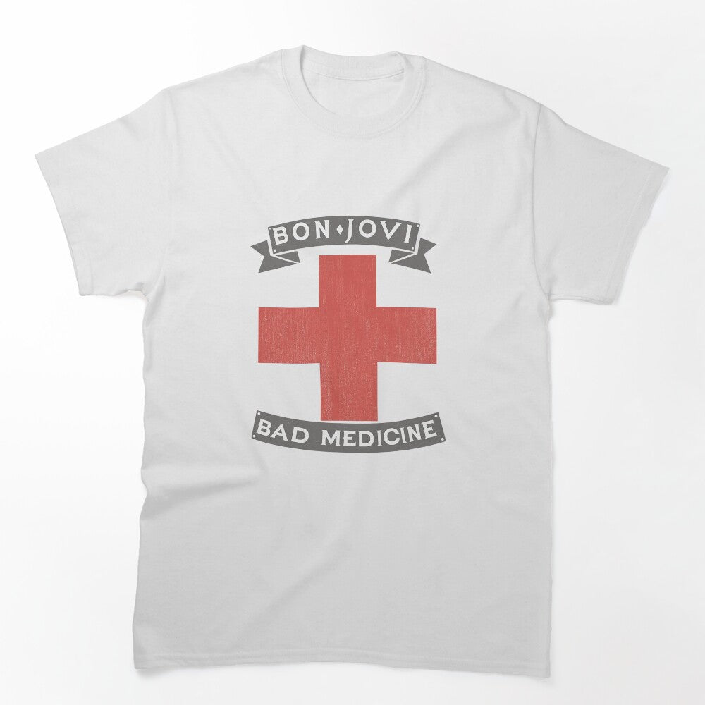 Bon Jovi Bad Medicine Cross Shirt