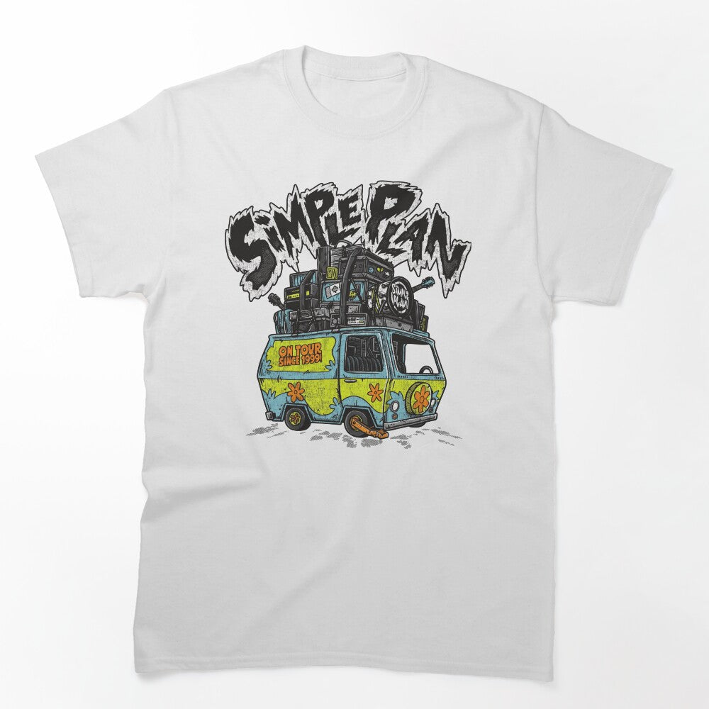 Vintage Simple Plan On Tour Shirt