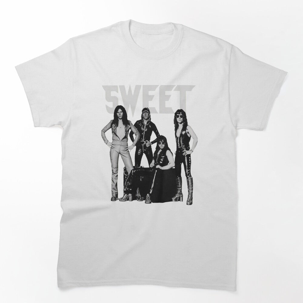 SWEET Band Retro Rock Music Style Shirt