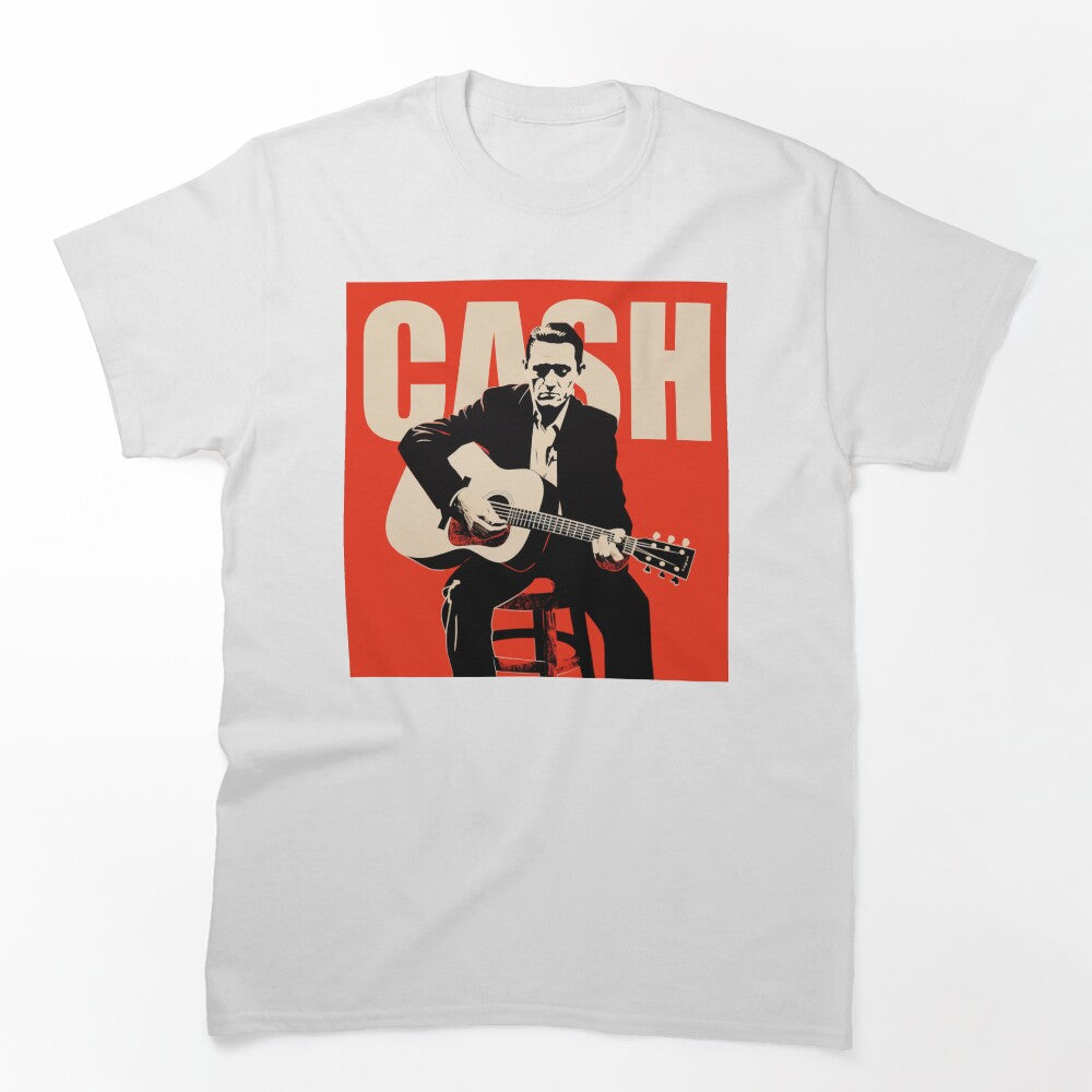 Legendary Man In Black Johnny Cash Tribute Shirt