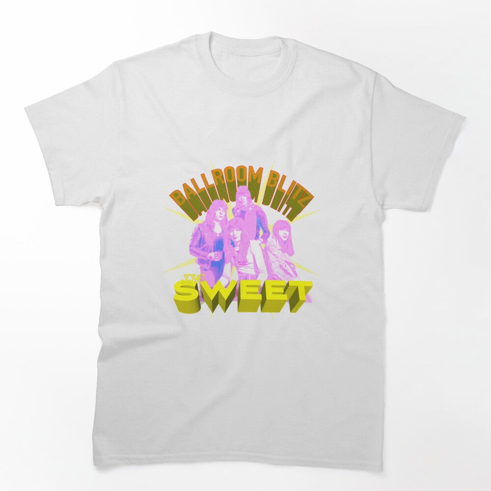 The Sweet Ballroom Blitz Glam Rock Design Shirt