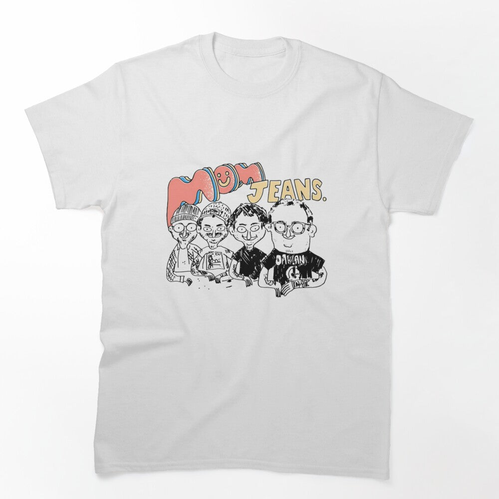 Line Art Style Emo Band Shirt
