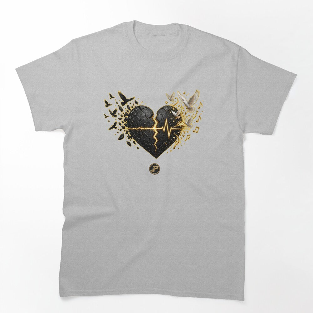 Cuore Nero E Oro Shirt