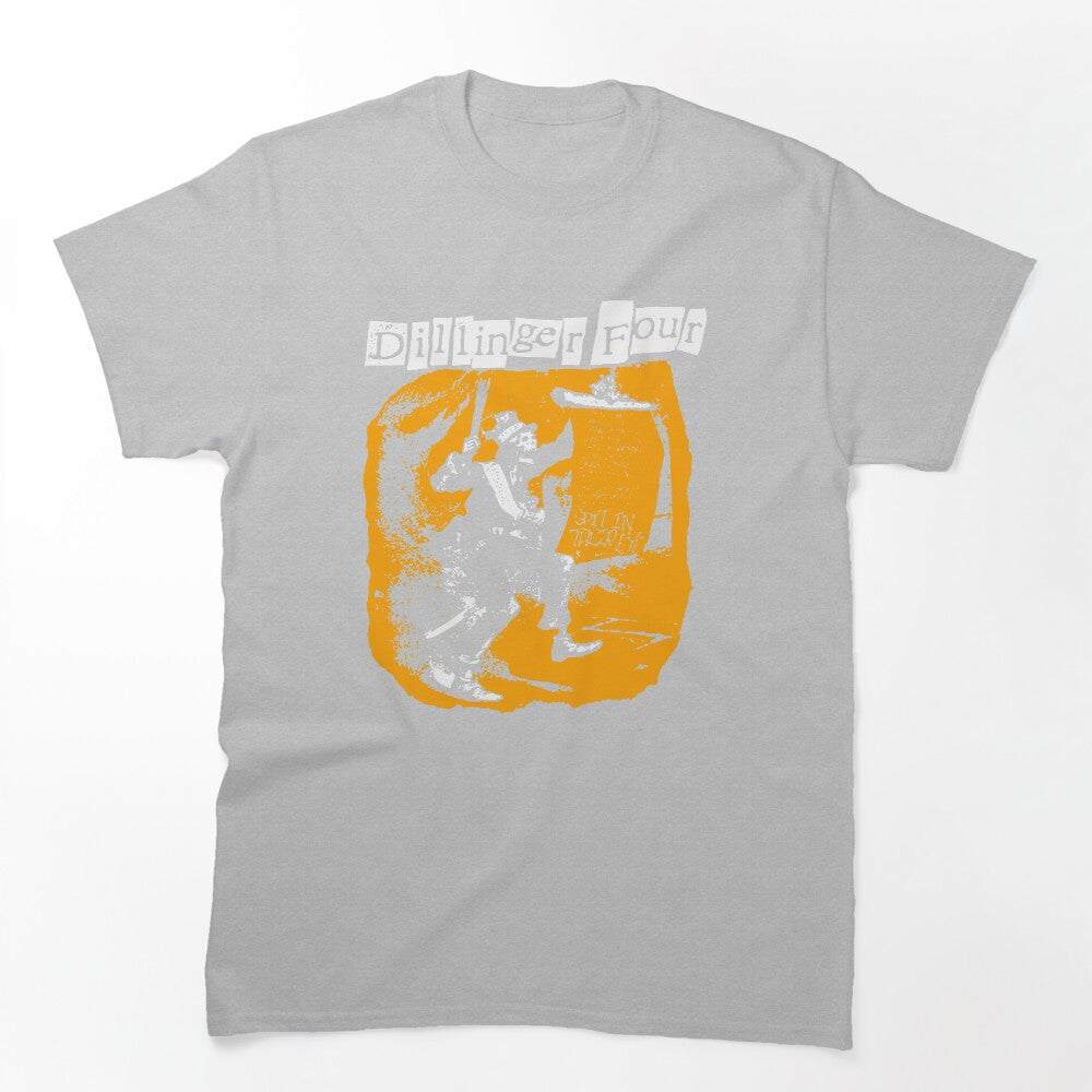 Orange Silhouette Melodic Hardcore Band Shirt