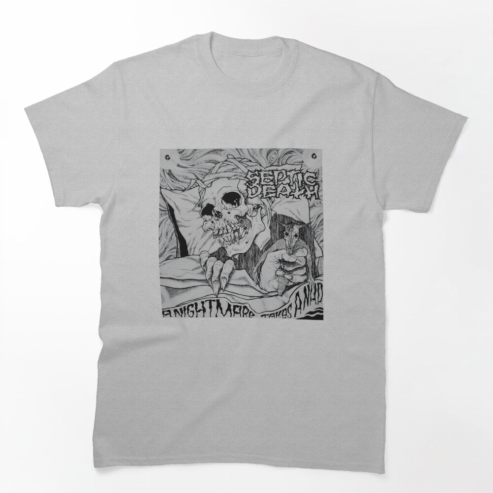 Pushead Septic Death A Nightmare Takes A Nap Skeleton Shirt