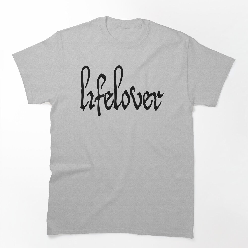 Lifelover Black Solid Logo Shirt