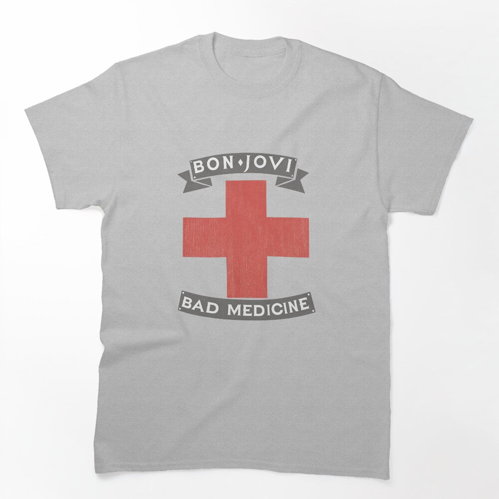 Bon Jovi Bad Medicine Cross Shirt