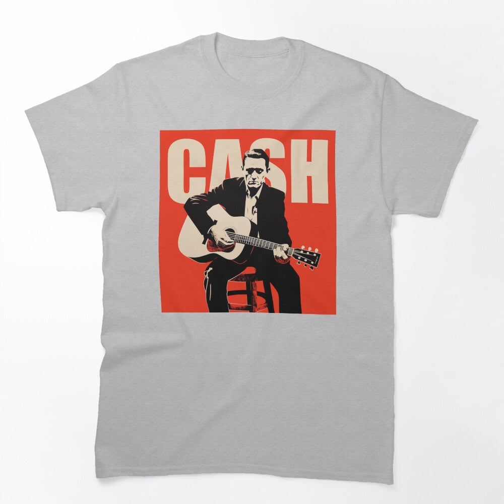 Legendary Man In Black Johnny Cash Tribute Shirt
