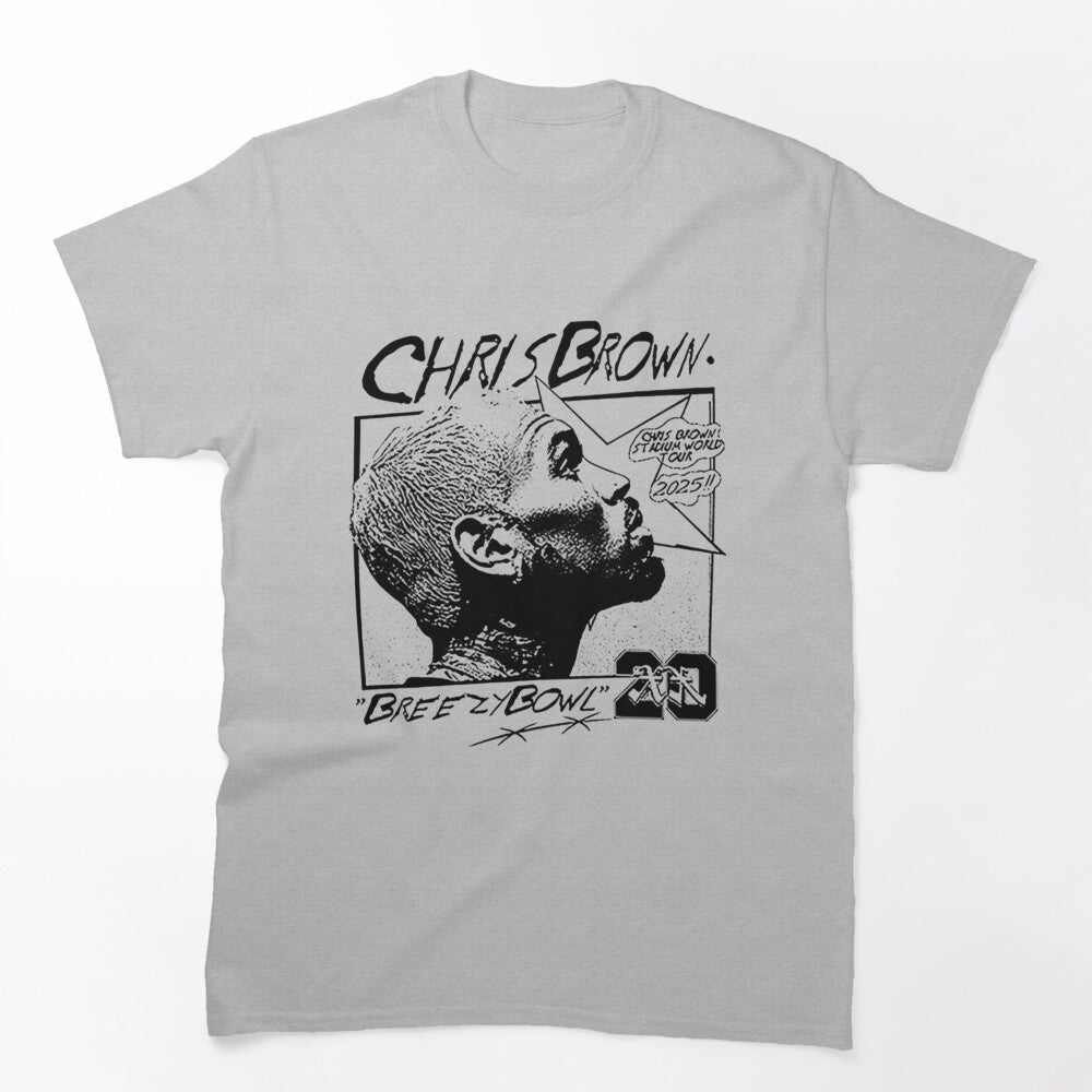 Breezy Bowl Cap Profile Chris Brown Portrait Design Shirt