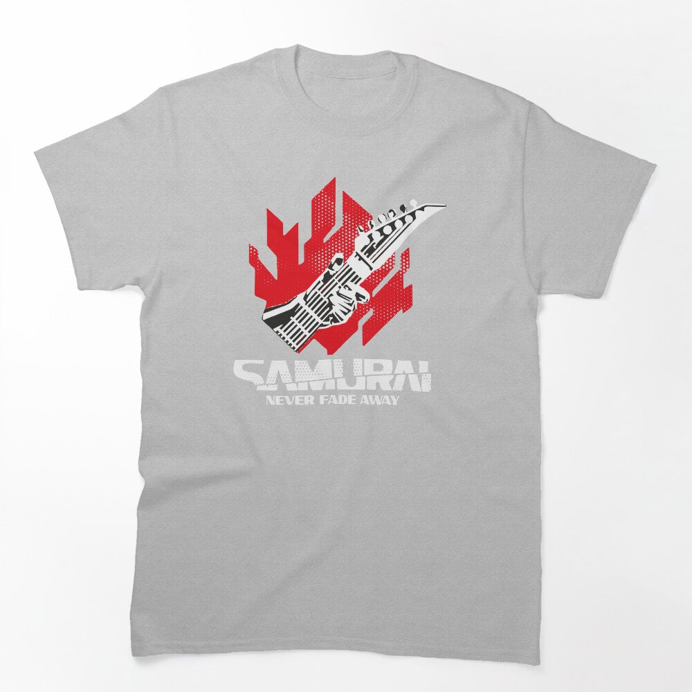 Samurai Rock Band Nerver Fade Away Shirt