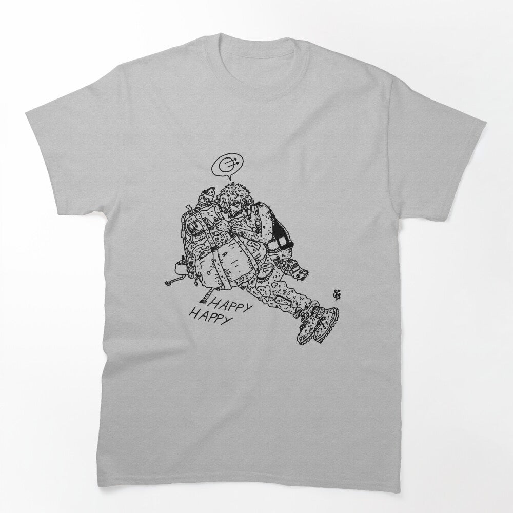 HappyHappy Self Titled Black Shirt
