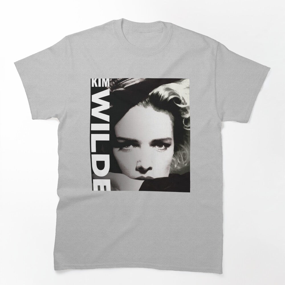 Black And White Kim Wilde Racerback Shirt