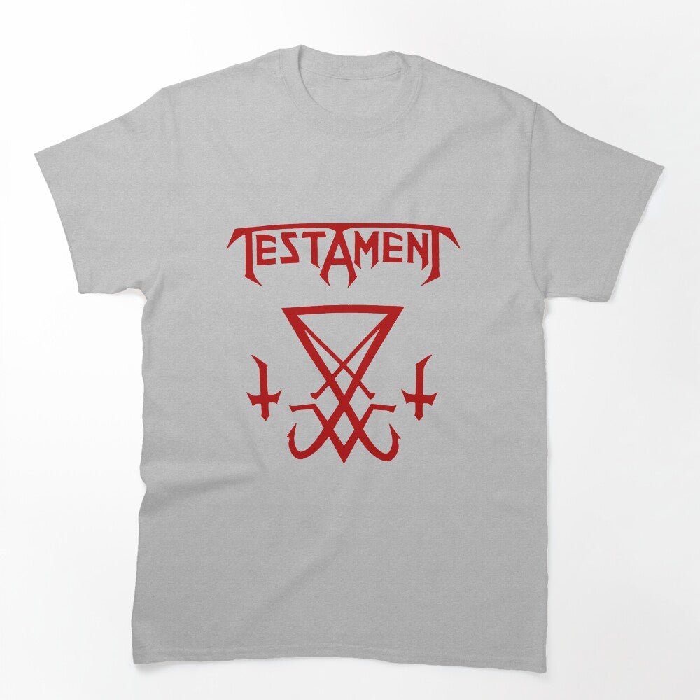 Red Symbol Heavy Metal Band Shirt