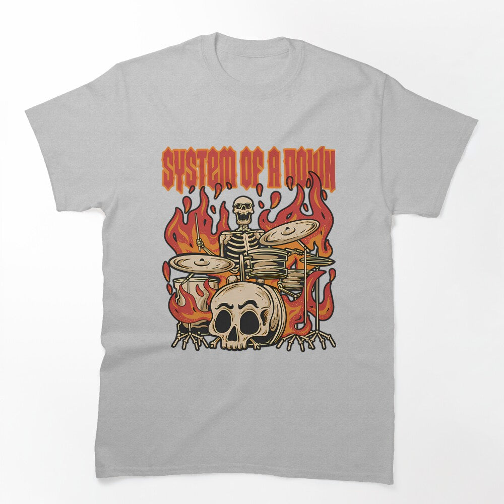 Rock Concert Music Band SoaD Vintage Metal Shirt
