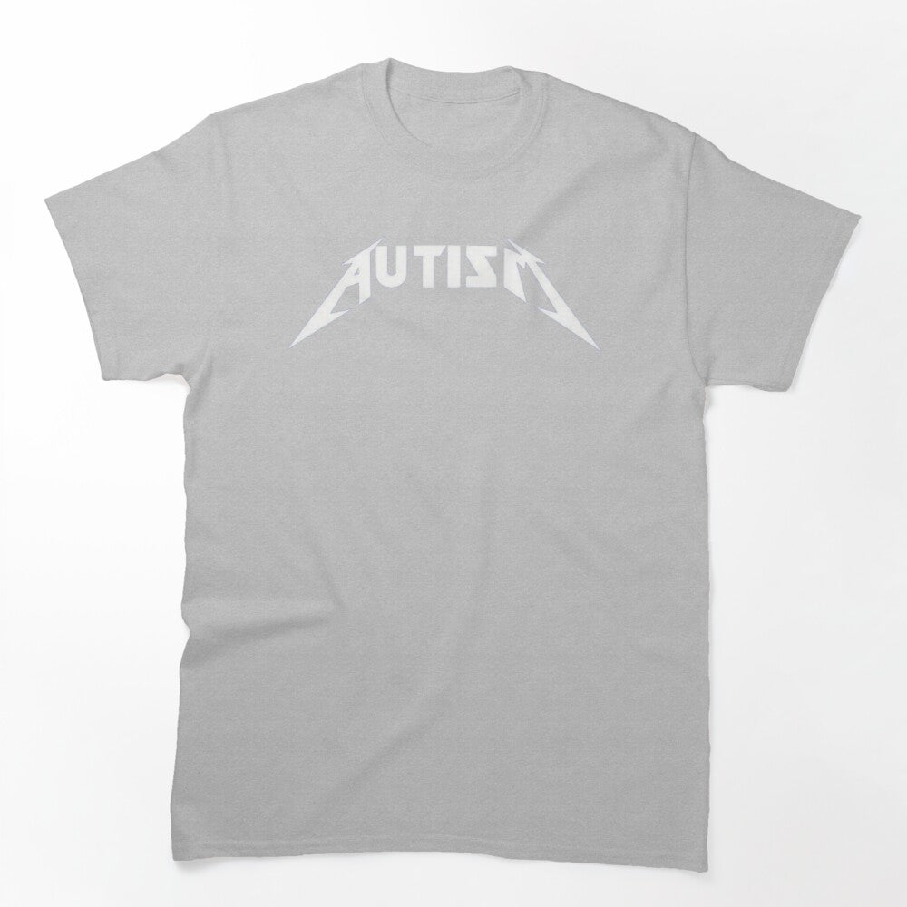 Autism Metal Font Shirt