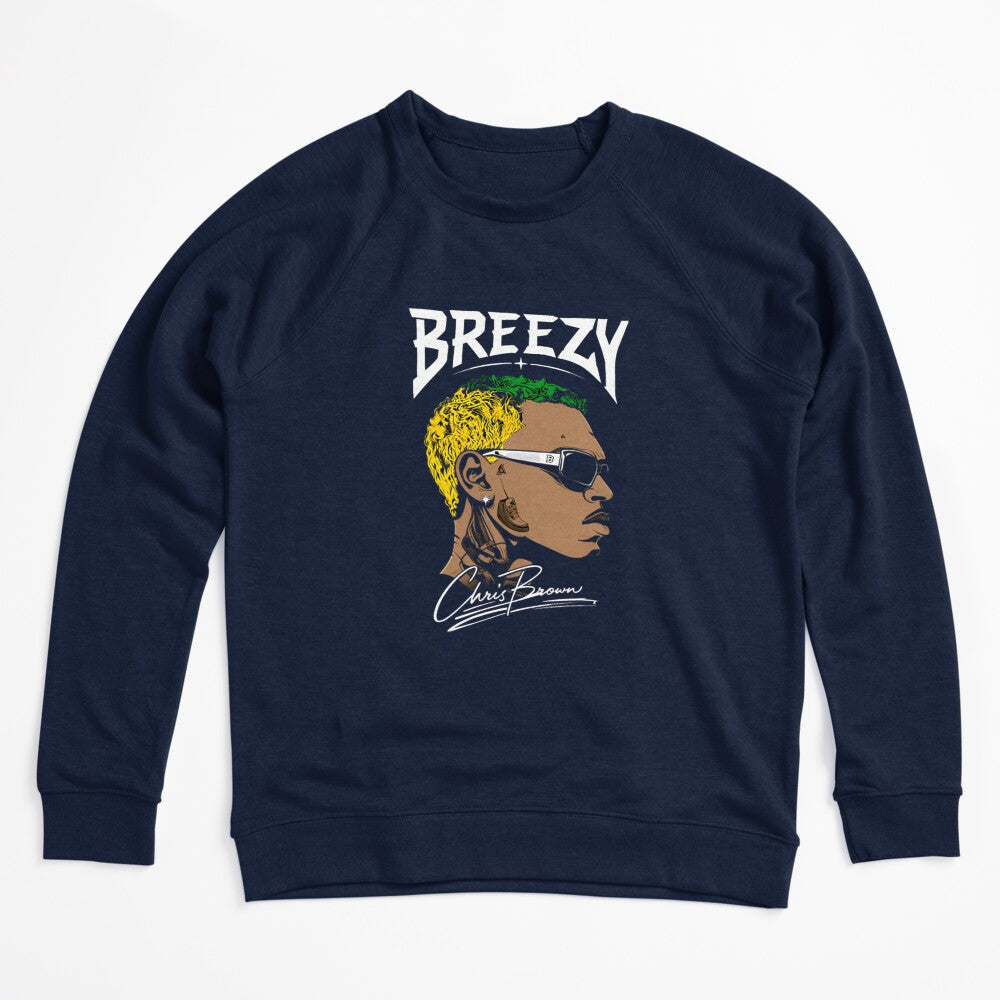 Chris Brown Breezy Minimalist Green Graphic Design Shirt