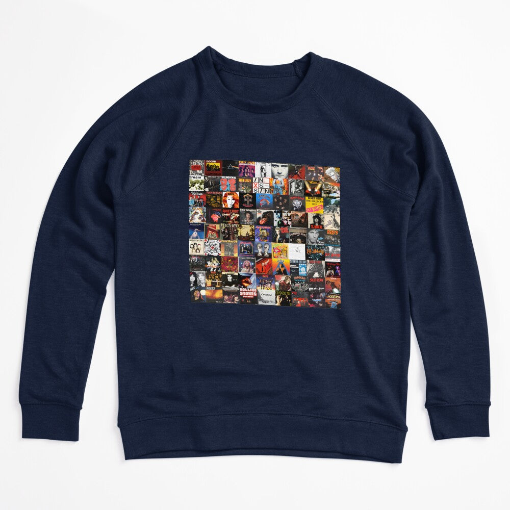 Rock Vinyl Record Collage Art Design For Music Lovers Shirt