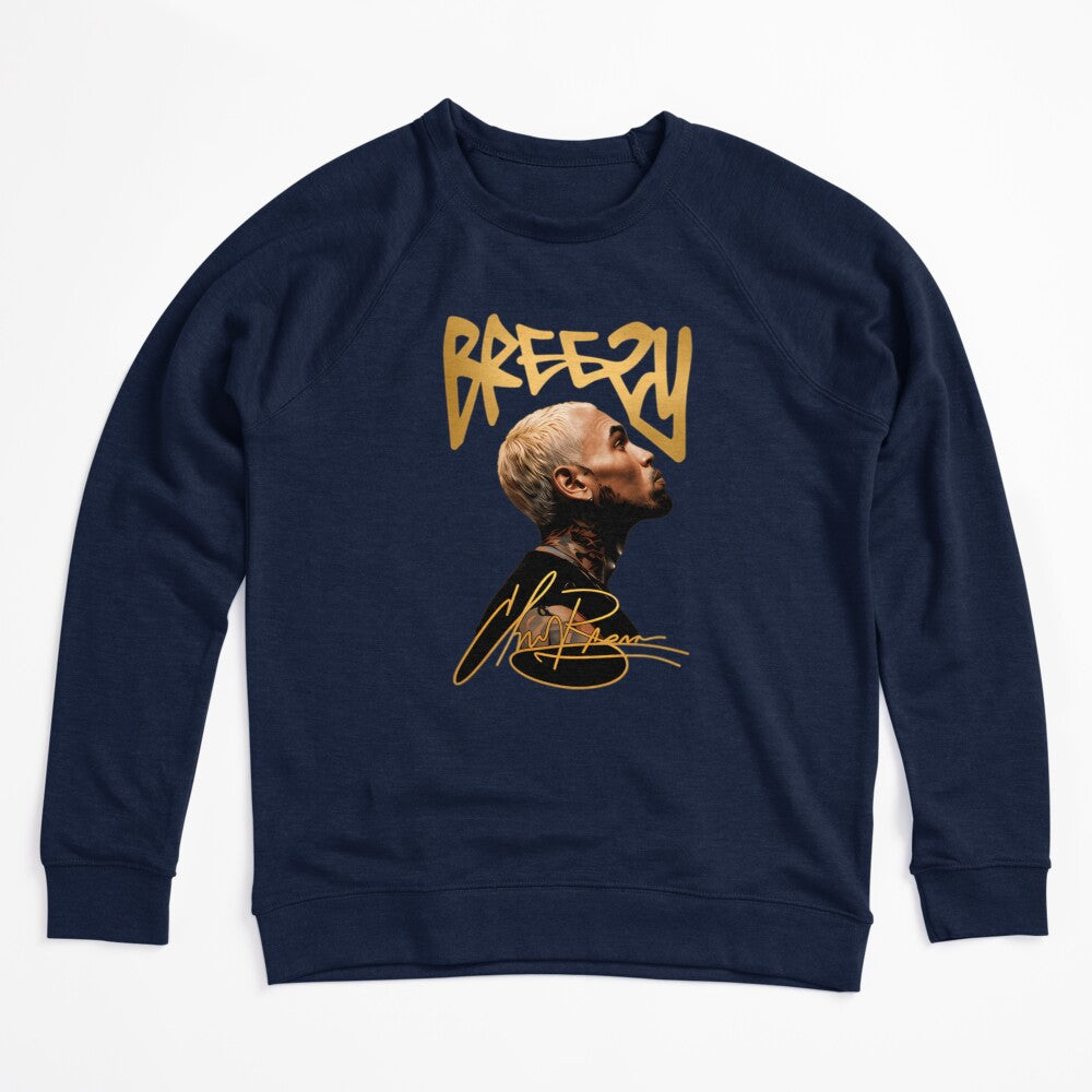 Chris Brown Breezy R&B Portrait Design Shirt