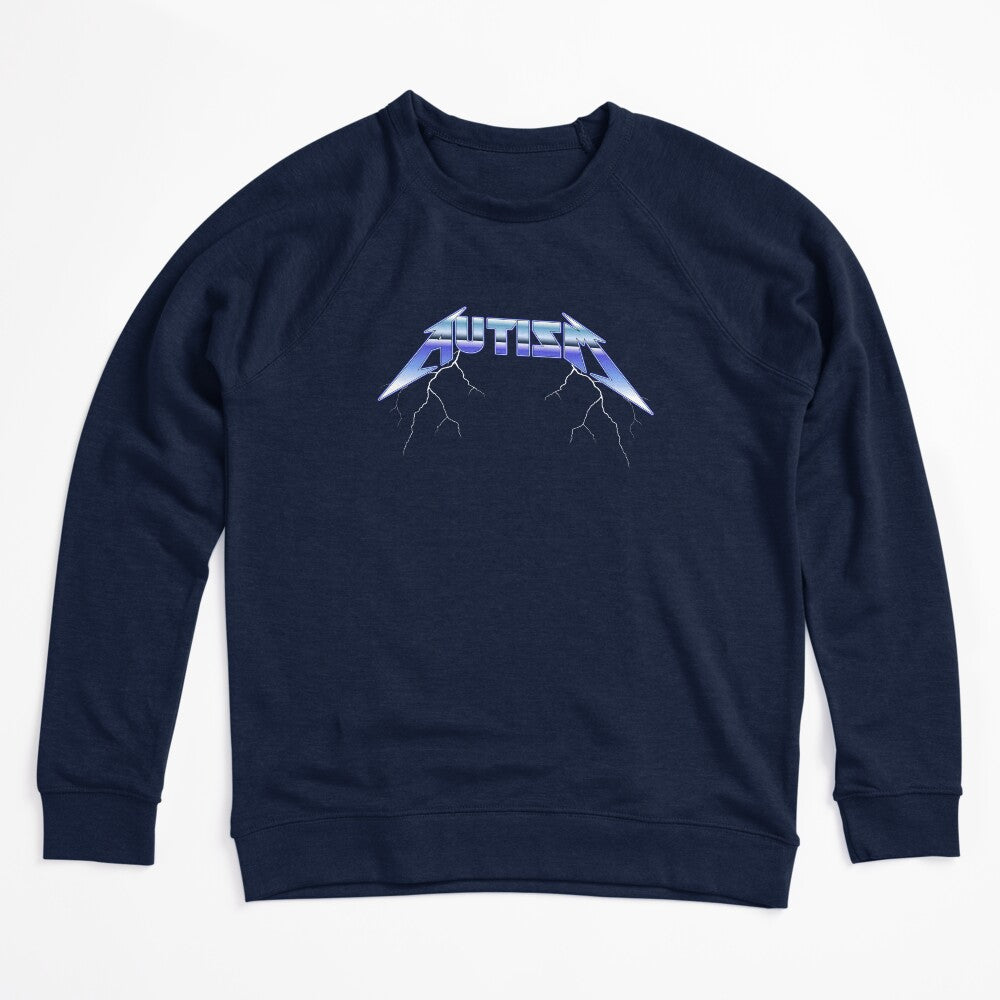 Autism Thrash Metal Gradient 80s Heavy Metal Style Shirt