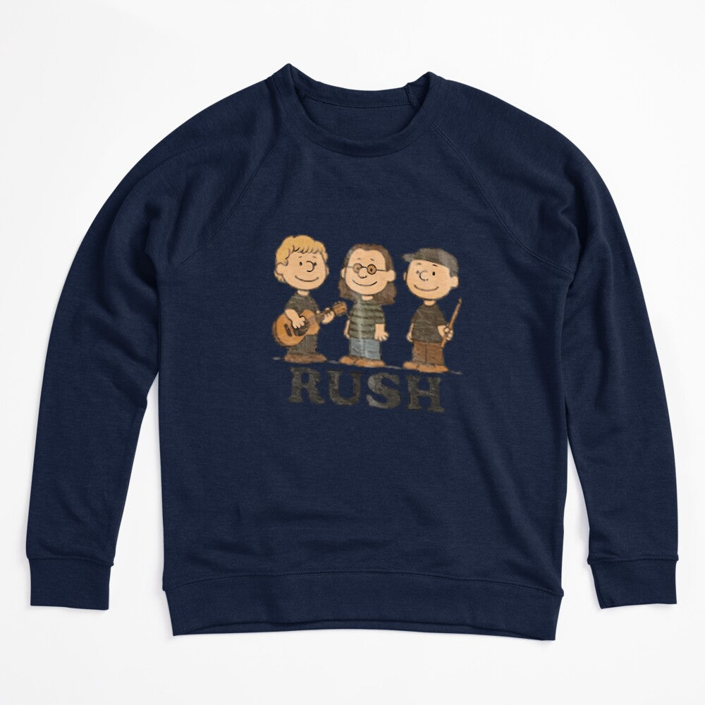 Rush Band Peanuts Style Baby Vintage Rock Band Cartoon Rush Fan Girl Shirt