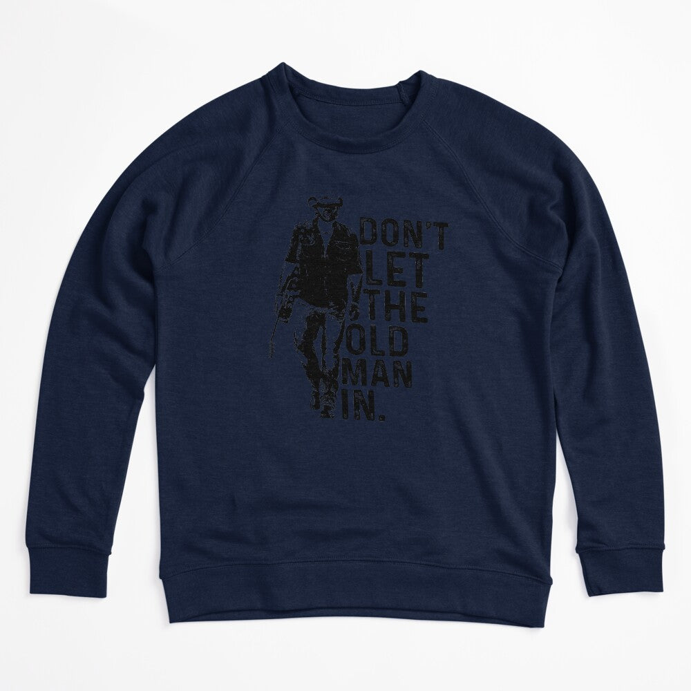Man In Vintage Walking With A Guitar Shirt