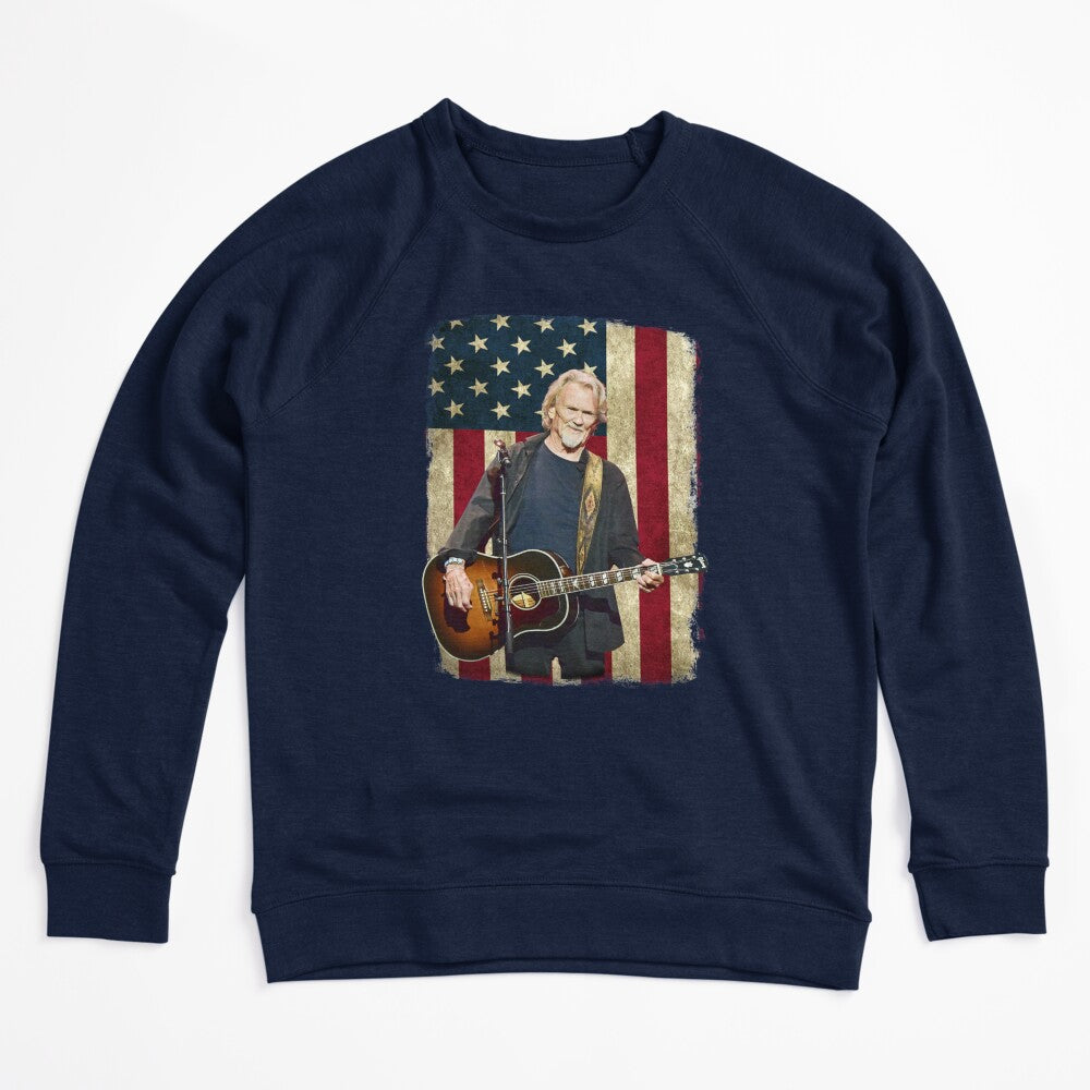 Vintage American Flag Kris Tofferson Legend Shirt