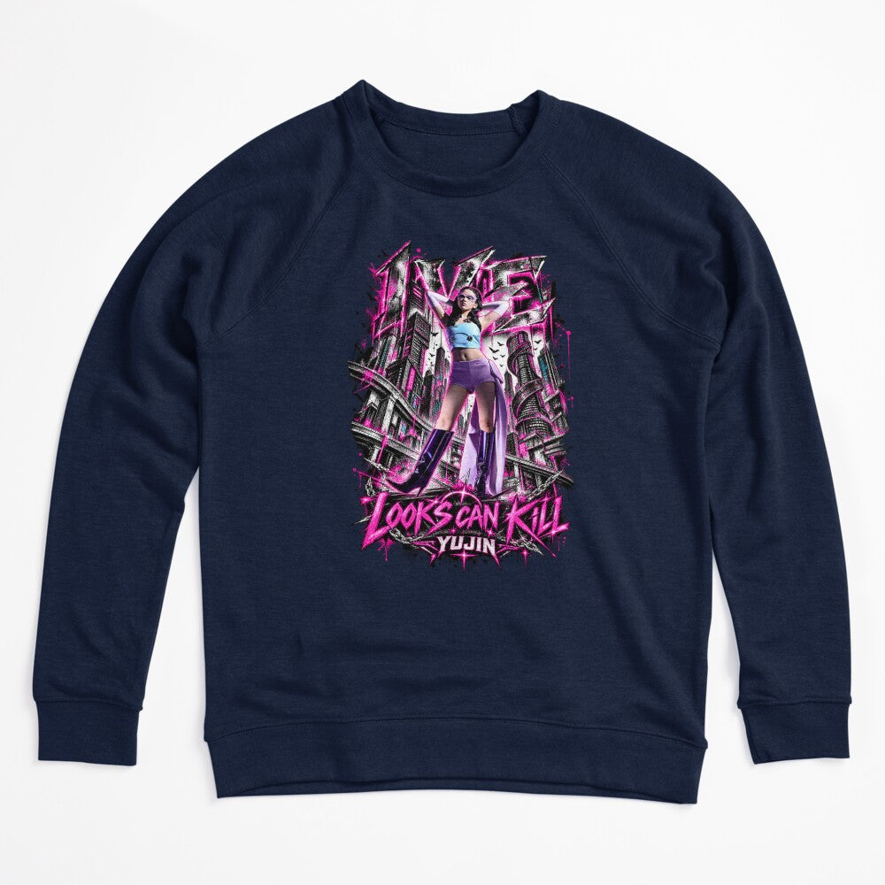 IVE Yujin Looks Can Kill Gothic Pink Visual Shirt