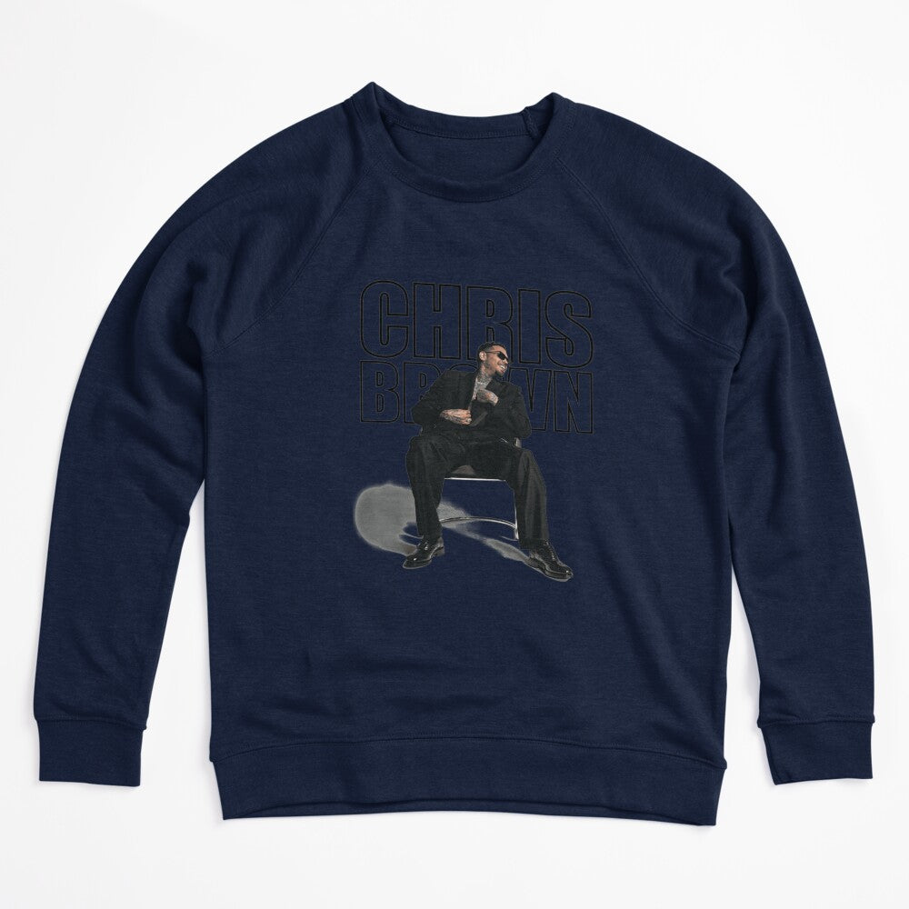 Chris Brown Modern Outline Minimalist Graphic Design Shirt