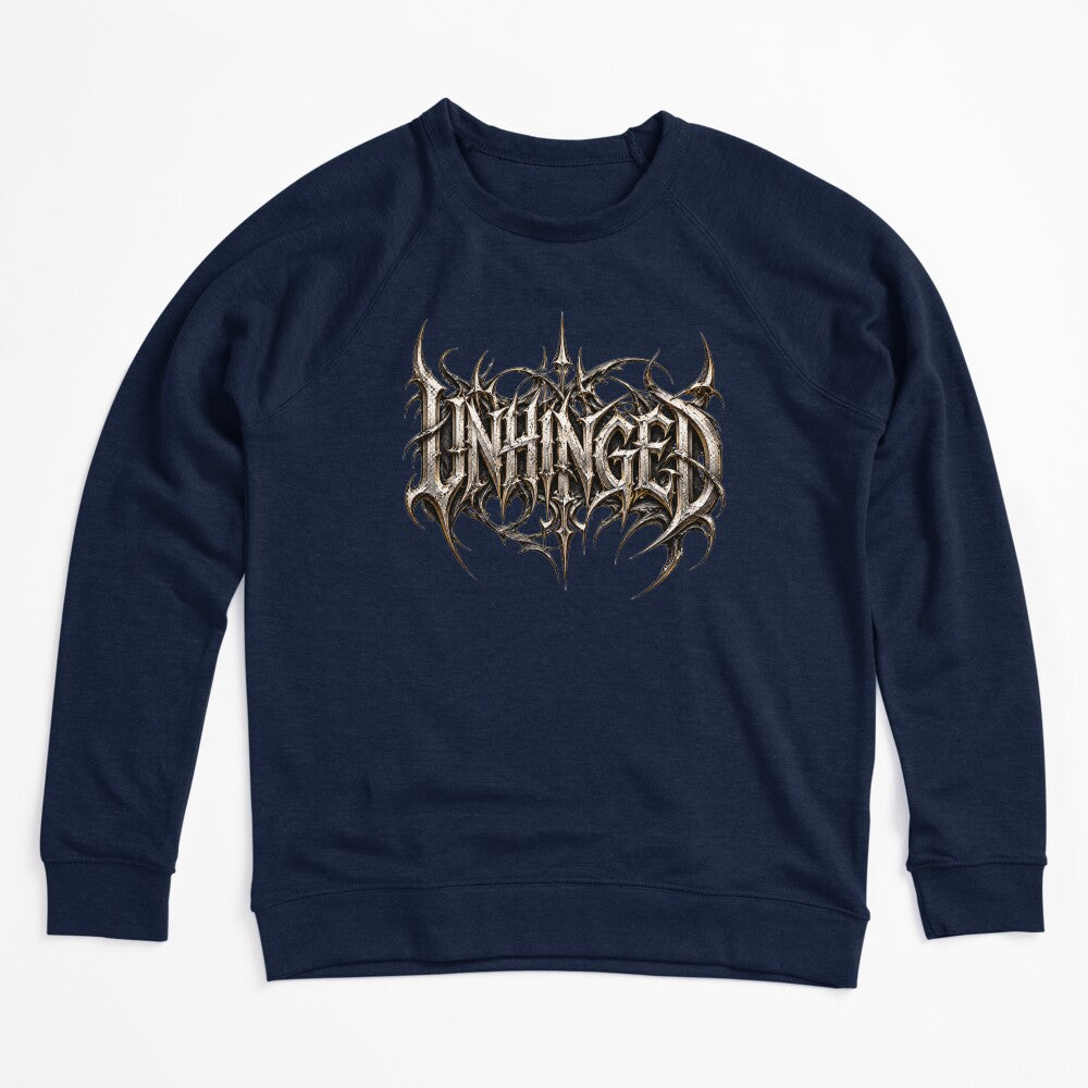 Unhinged - Brutal Death Metal Spiky Typography Shirt