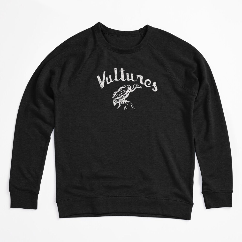 Vultures 1977 - Distressed Aged Rock N Roll Party White Print Shirt